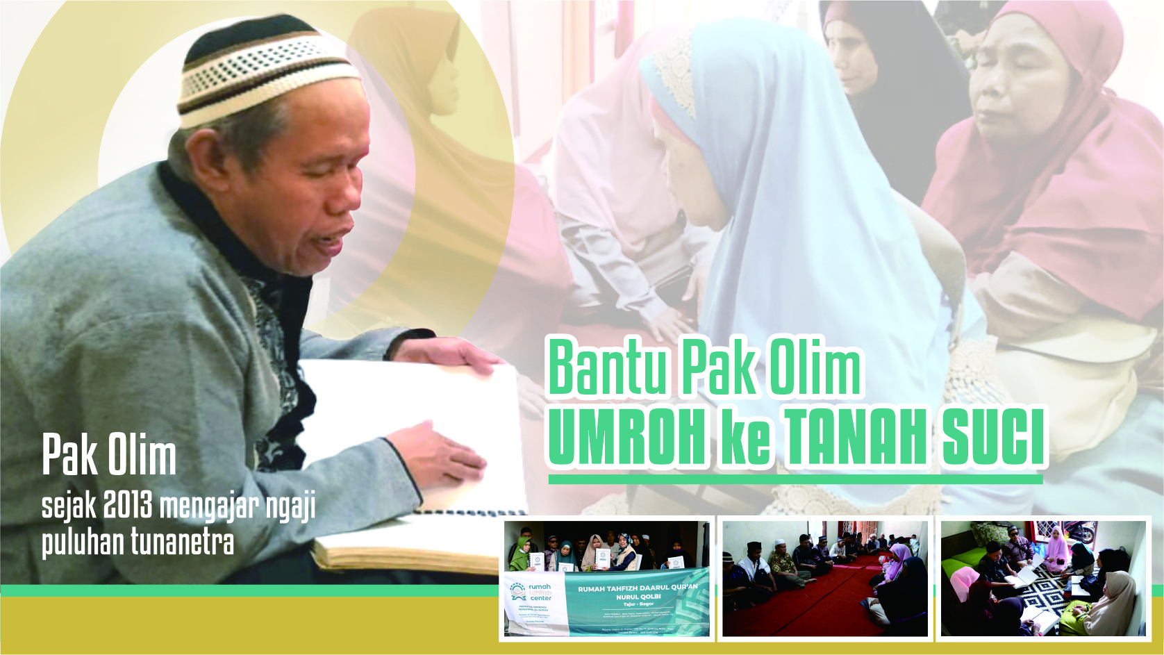 Bantu Pak Olim Umroh ke Tanah Suci